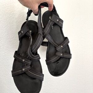Merrell Leather Sandals in Black Sz 9
